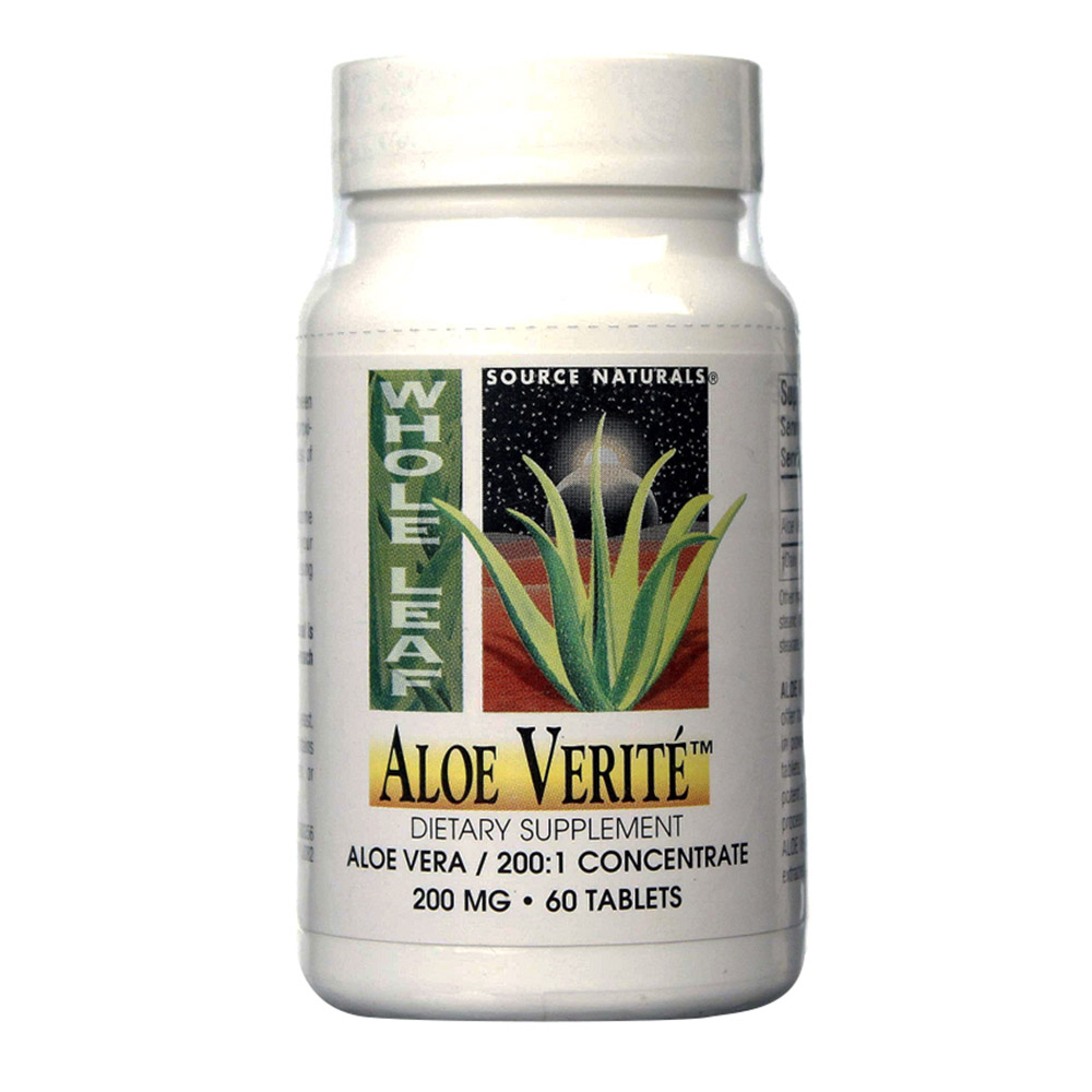Source Naturals Aloe Verite 60 Tablets 200 mg