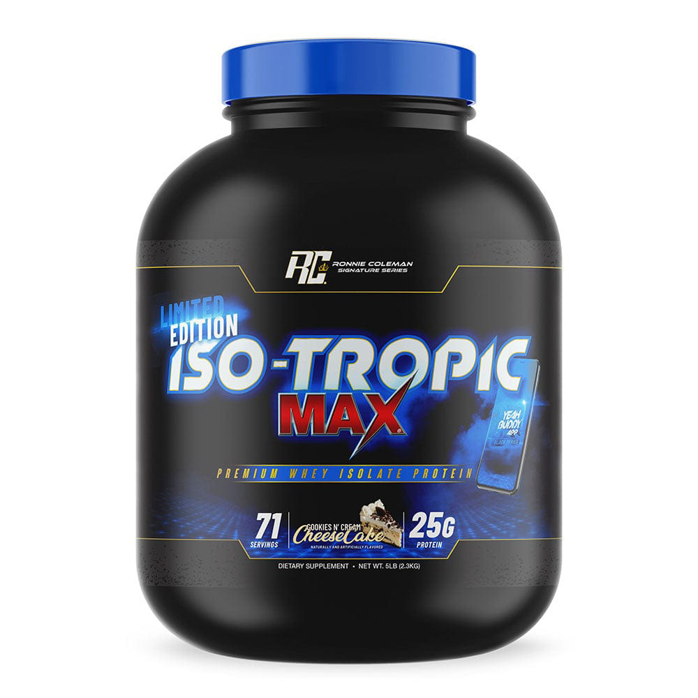 Ronnie Coleman Iso Tropic Max, Cookies and Cream Cheesecake, 5 LB